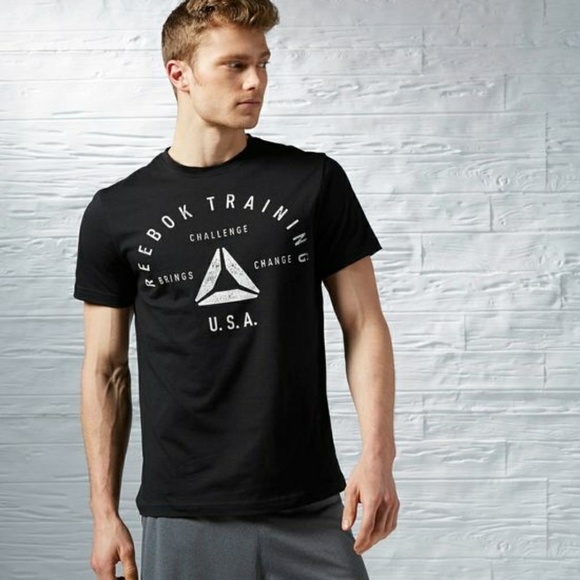 Reebok Other - Reebok Stamp Graphic Tee Mens Fitness & Training